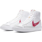 Blazer Mid Sketch Red Swoosh