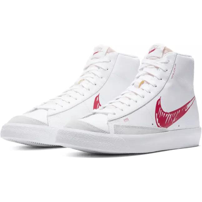 Blazer Mid Sketch Red Swoosh