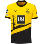 Puma Borussia Dortmund Jamie Bynoe-Gittens Home Jersey w/ Champions League Patches 23/24 (Cyber Yellow/Puma Black)