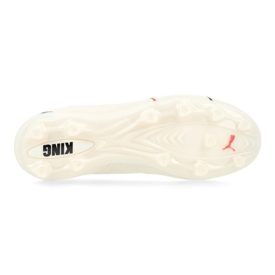 Puma King Ultimate FG/AG Firm Ground Soccer Cleat - Sugared Almond/ Black/Ultra Red