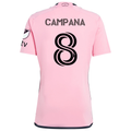 adidas Inter Miami Leonardo Campana Royal Caribbean Home Jersey w/ MLS + Apple TV Patches 24/25 (Easy Pink)