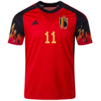 adidas Belgium Yannick Carrasco Home Jersey 22/23 (Red/Black)
