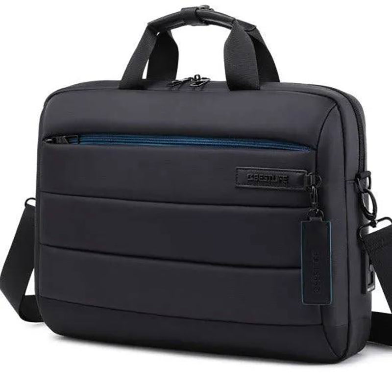 Cartable Ordinateur Portable 15.6” avec Port USB – Sacoche PC Étanche & Professionnelle