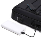 Cartable Ordinateur Portable 15.6” avec Port USB – Sacoche PC Étanche & Professionnelle