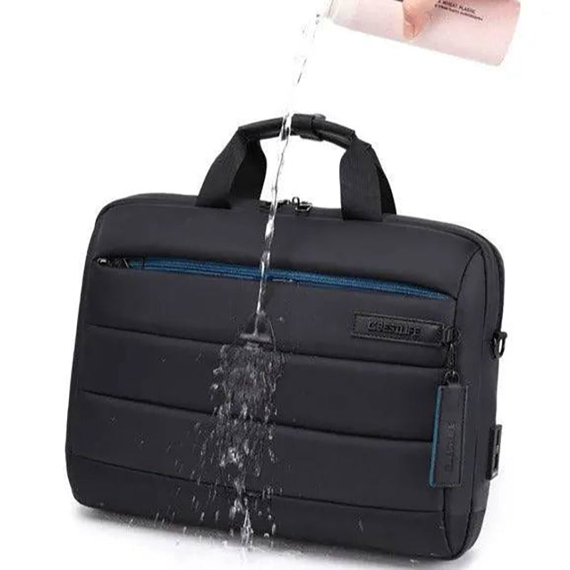 Cartable Ordinateur Portable 15.6” avec Port USB – Sacoche PC Étanche & Professionnelle