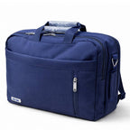 Cartable PC bleu élégant, sac à dos ordinateur portable multifonction pour homme et femme