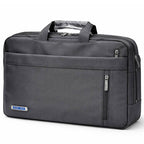 Cartable PC gris moderne convertible en sac à dos, sac ordinateur portable idéal travail et voyage