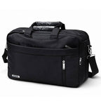 Cartable PC noir multifonction, sac à dos et sac bandoulière pour ordinateur portable, design professionnel et élégant