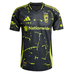 adidas Amar Sejdić Columbus Crew Authentic Away Jersey w/ MLS Patches 25/26 (Black/Yellow)