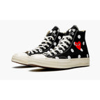 Converse Chuck Taylor All-Star 70s Hi Comme des Garçons PLAY Polka Dot Black