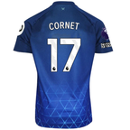 Umbro West Ham Maxwel Cornet Third Jersey w/ EPL + No Room For Racism Patches 23/24 (Navy/Sky Blue)