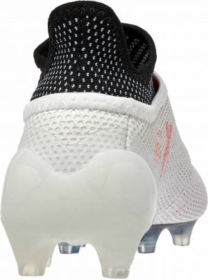 Adidas Youth X 17+ FG Soccer Cleat - Grey/Real Coral