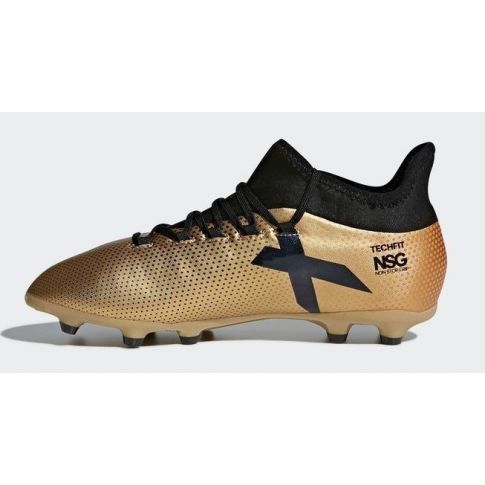 Adidas Youth X 17.1 FG Soccer Cleat - Tactile Gold/Black