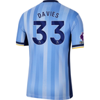 Nike Tottenham Ben Davies Away Jersey w/ EPL + No Room For Racism Patches 24/25 (Cobalt Bliss/Binary Blue)