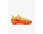 Nike Junior Phantom GT2 Academy DF FG/MG Soccer Cleat-  Laser Orange/Black/Total Orange/Bright Crimson