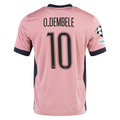 Nike Paris Saint-Germain Ousmane Dembélé Third Jersey w/ Champions League Patches 24/25 (Rust Pink/Black)