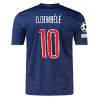 Nike Paris Saint-Germain Ousmane Dembélé Home Jersey w/ Champions League Patches 24/25 (Midnight Navy/White)