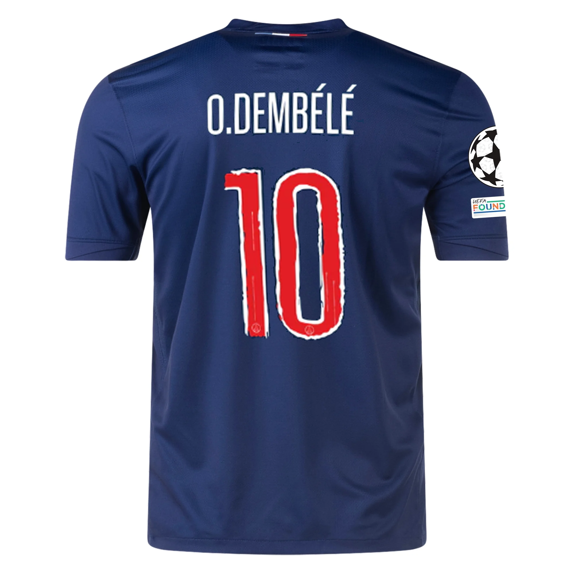 Nike Paris Saint-Germain Ousmane Dembélé Home Jersey w/ Champions League Patches 24/25 (Midnight Navy/White)
