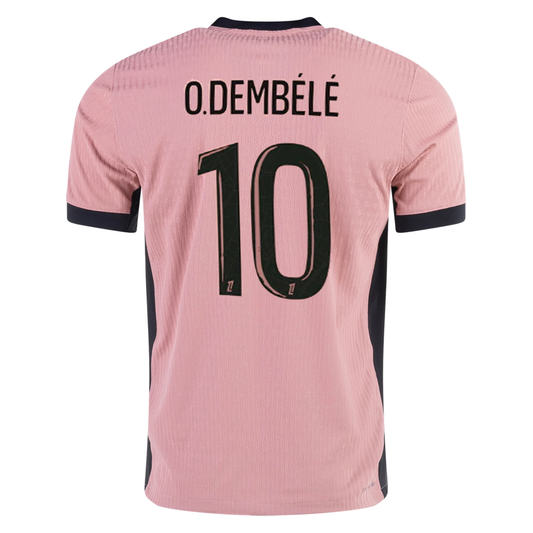 Nike Youth Paris Saint-Germain Ousmane Dembélé Third Jersey 24/25 (Rust Pink/Blank)