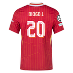 Nike Liverpool Match Authentic Diogo Jota Home Jersey w/ Champions League Patches 24/25 (Gym Red/Chrome Yellow)