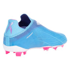 adidas X Speedflow+ FG Junior Firm Ground Soccer -  Cleat Sky Rush/Team Shock Pink/White