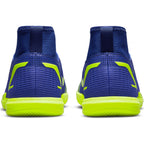 Nike Junior Mercurial Superfly 8 Academy IC Indoor Soccer Shoe- Lapis/Volt/Blue Void