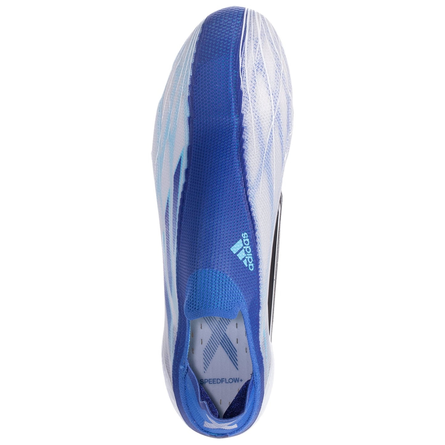 adidas X Speedflow+ FG Firm Ground Soccer Cleat - Footwear White/Legacy Indigo/Sky Rush
