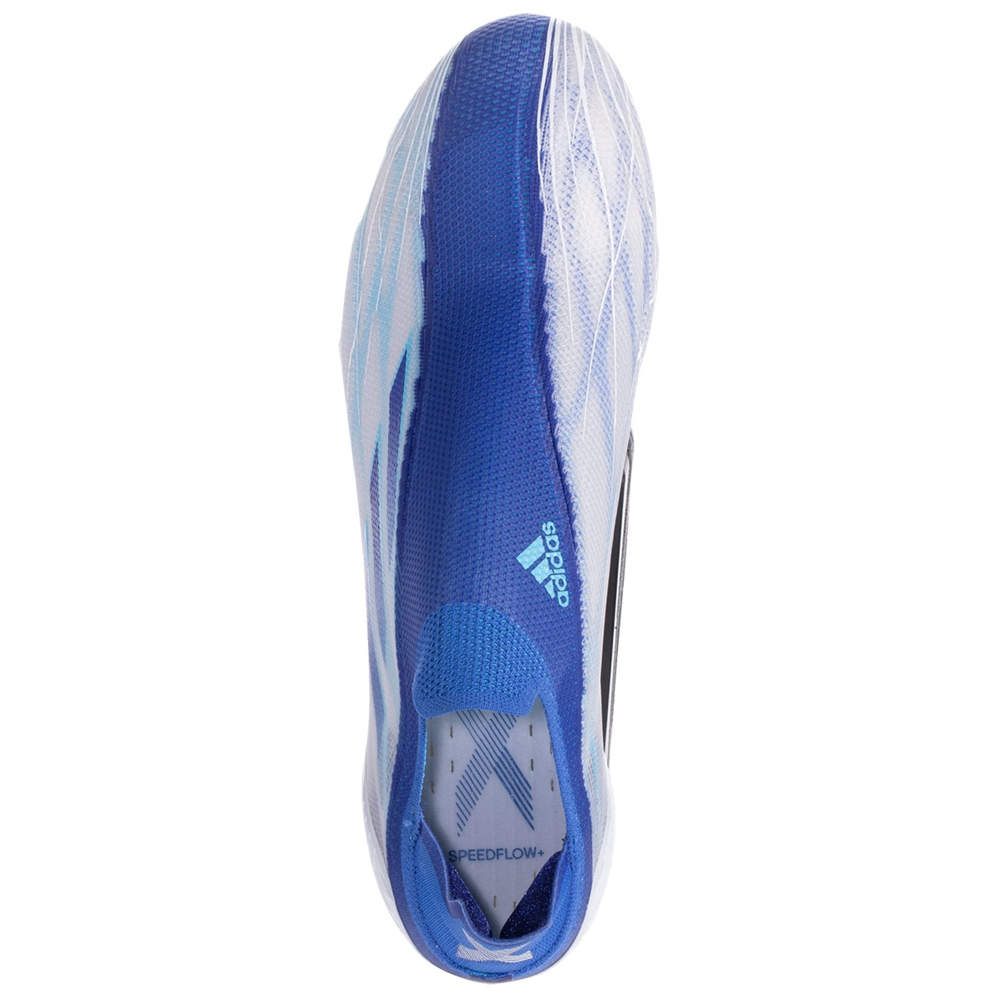 adidas X Speedflow+ FG Firm Ground Soccer Cleat - Footwear White/Legacy Indigo/Sky Rush