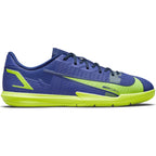 Nike Junior Mercurial Vapor 14 Academy IC Indoor Soccer Shoe - Lapis/Volt/Blue Void
