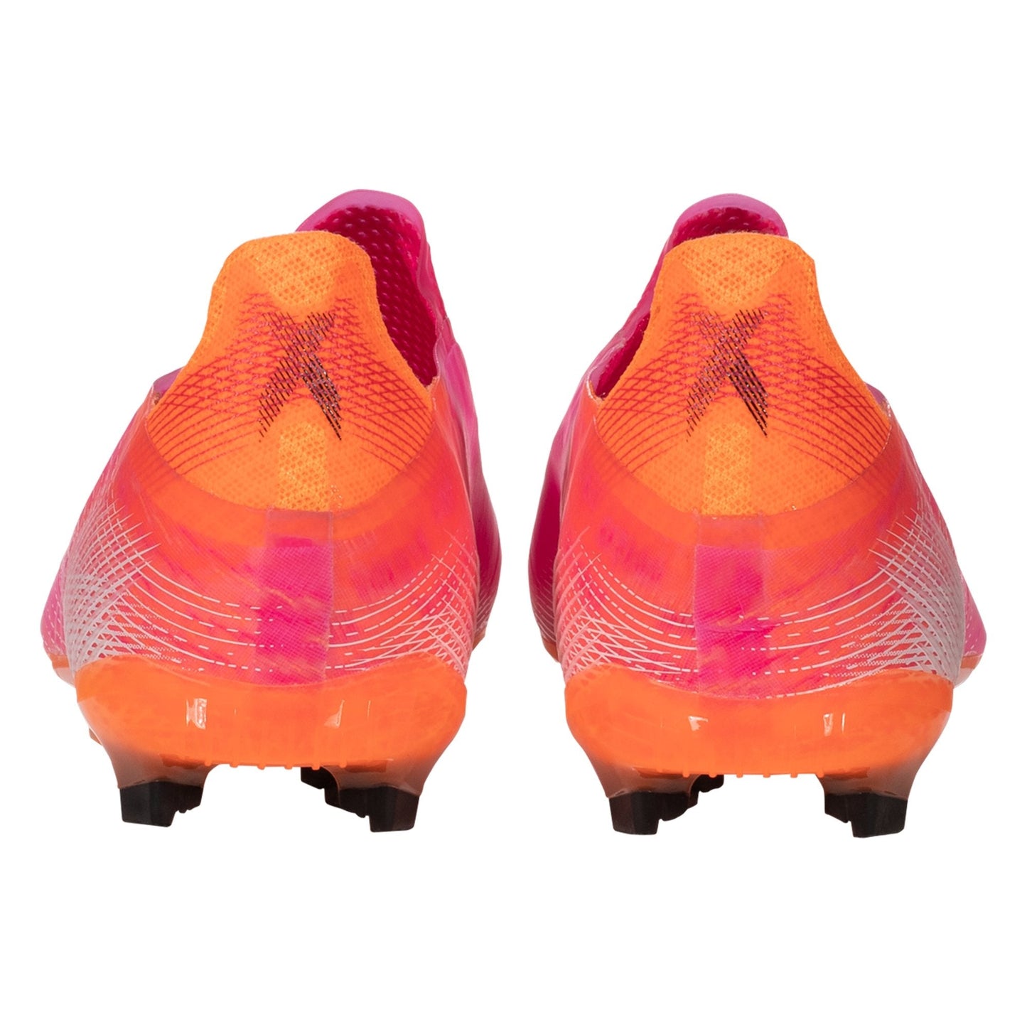 adidas X Ghosted + JUNIOR Firm Ground Soccer Shoe - Shock Pink/Core Black/Screaming Orange