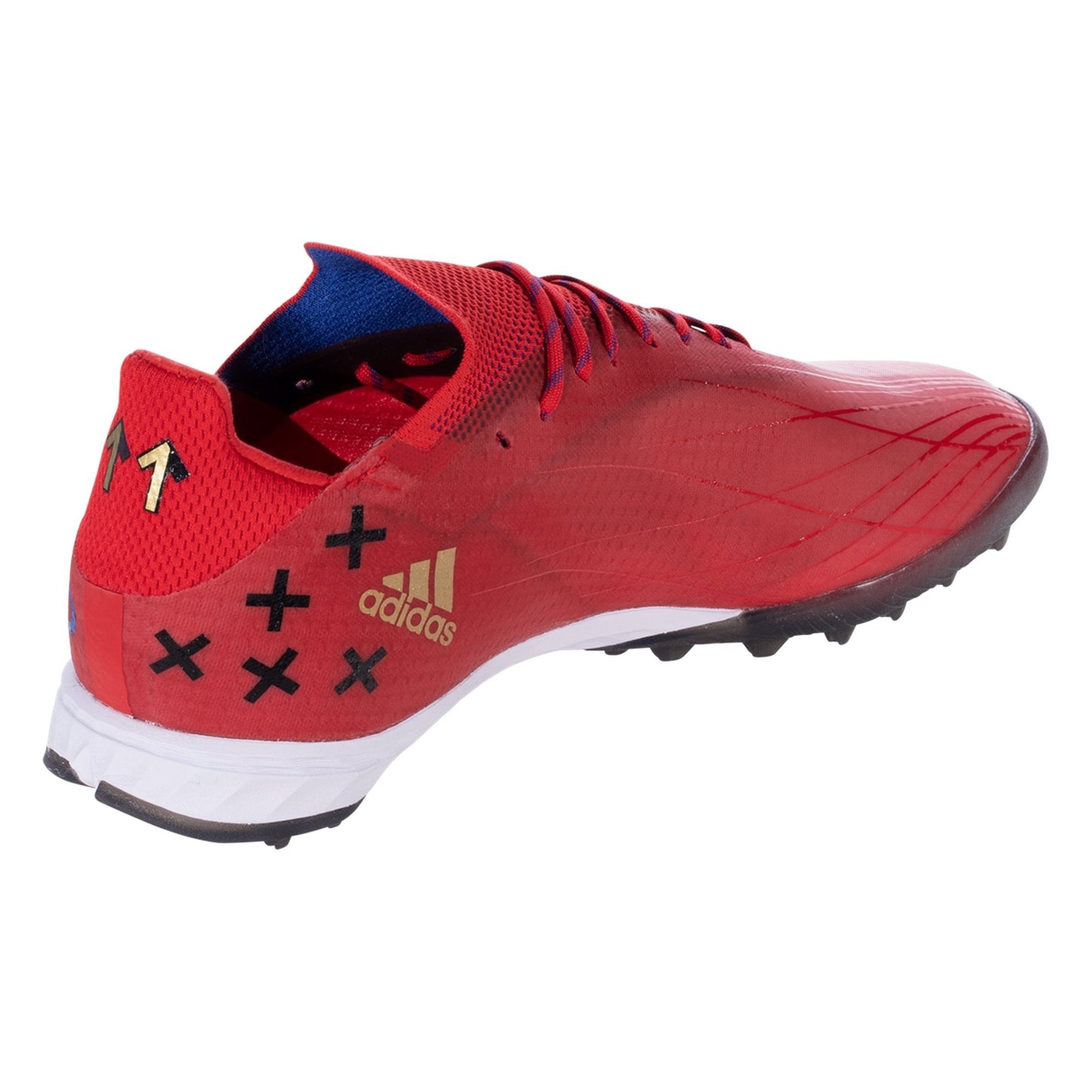 adidas X Speedflow.1 TF 11/11 Artificial Turf Soccer Shoe - Bold Blue/White/Red