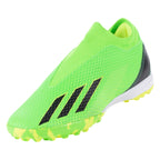 adidas X Speedportal.3 Laceless TF Artificial Turf Soccer Shoe - Solar Green/Core Black/Solar Yellow