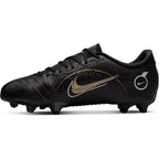 Nike Junior Mercurial Vapor 14 Academy FG/MG Soccer Cleats - Black/Metallic Gold/Metallic Silver