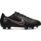Nike Junior Mercurial Vapor 14 Academy FG/MG Soccer Cleats - Black/Metallic Gold/Metallic Silver