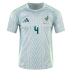 adidas Mexico Edson Álvarez Away Jersey 24/25 (Linen Green)