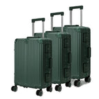 Ensemble de valises en polycarbonate haut de gamme anti-choc avec trois tailles cabine et soute