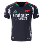 adidas Arsenal Authentic Bukayo Saka Away Jersey w/ EPL Patch 24/25 (Black)