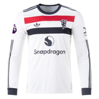 adidas Manchester United Third Long Sleeve Jersey w/ EPL Patch 24/25 (Off White)