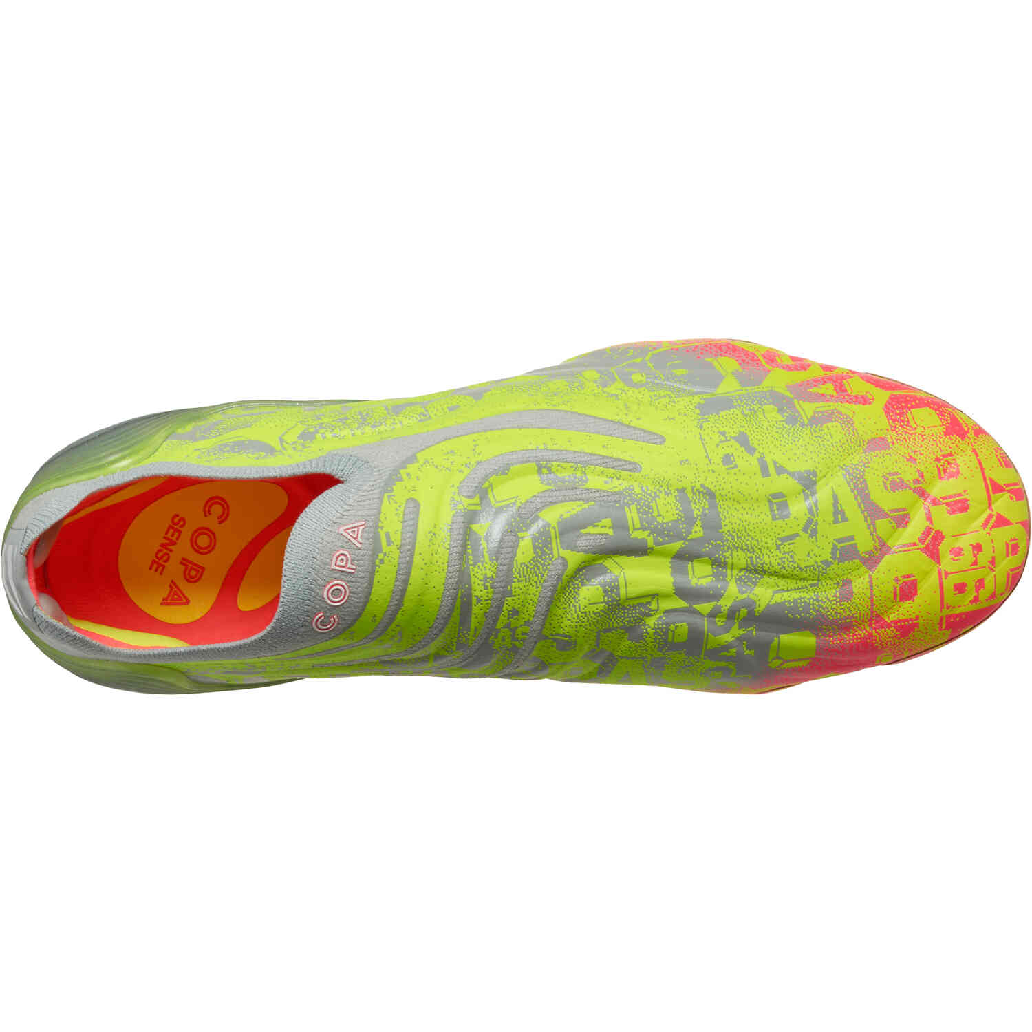 Copa Sense+ Firm Ground Soccer Cleat - Clear Onix/White/Solar Yellow