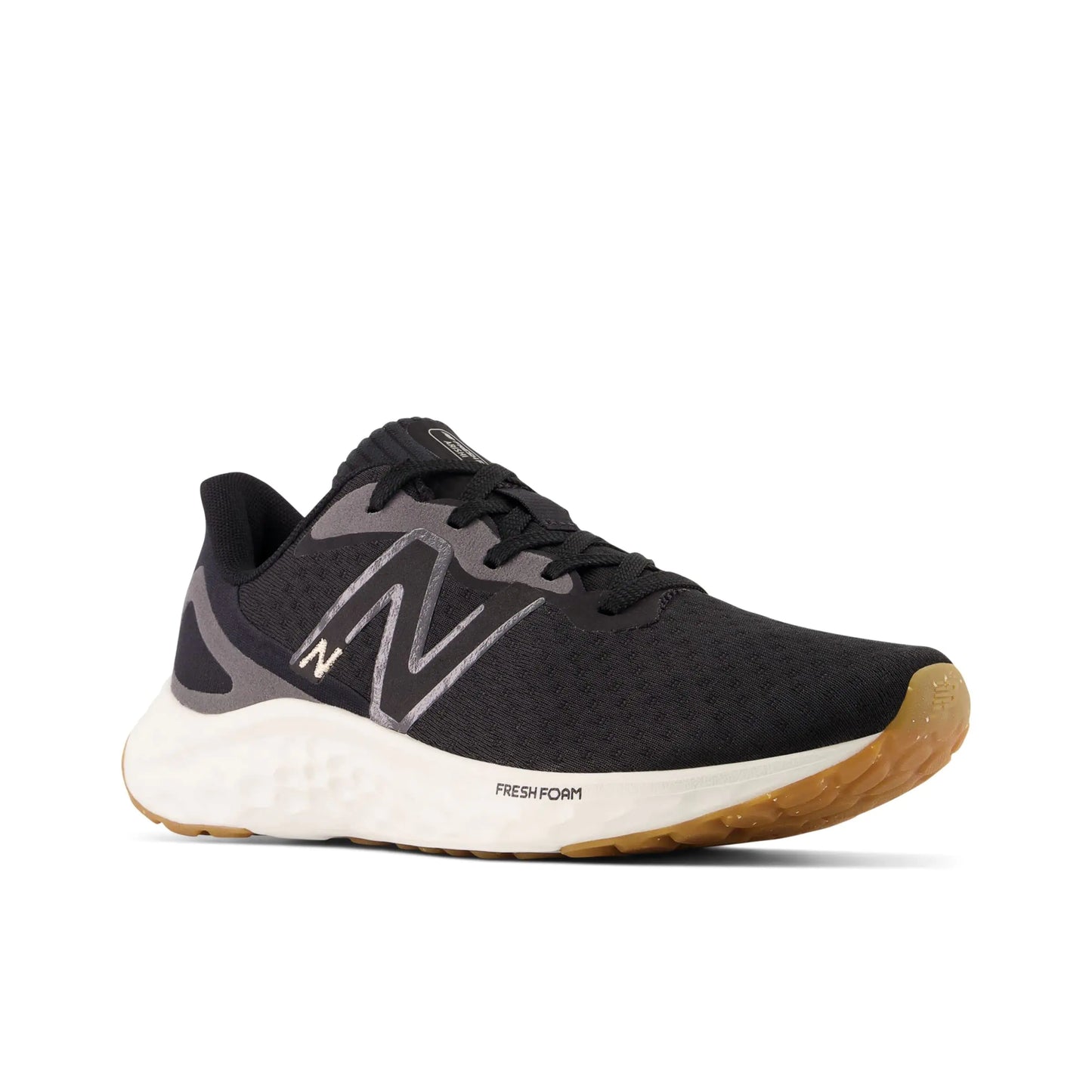 New Balance Women's Fresh Foam Arishi V4 Running Shoe 5.5 Black/Light Gold Metallic/Gum 2