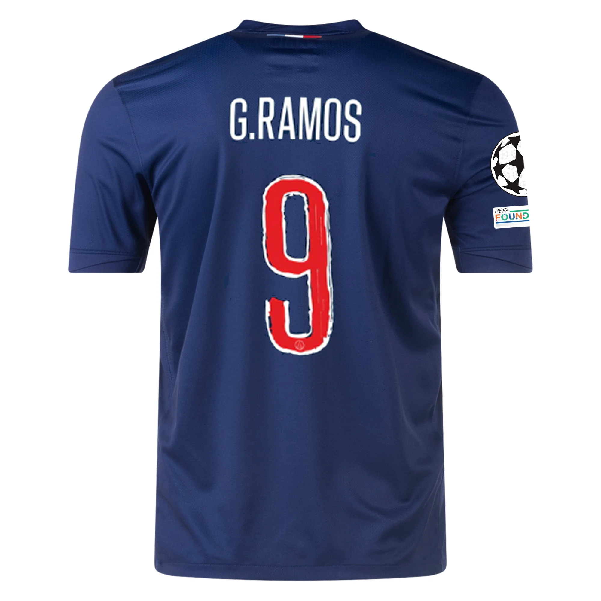Nike Paris Saint-Germain Gonçalo Ramos Home Jersey w/ Champions League Patches 24/25 (Midnight Navy/White)