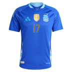 adidas Argentina Authentic Alejandro Garnacho Away Jersey 24/25 (Lucid Blue/Blue Burst)