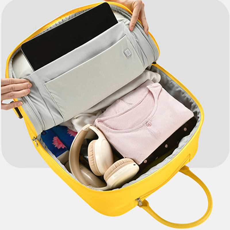 GOBY LONDON – Valise Cabine Souple Ultra Légère 35L/41L avec 4 Roues Silencieuses