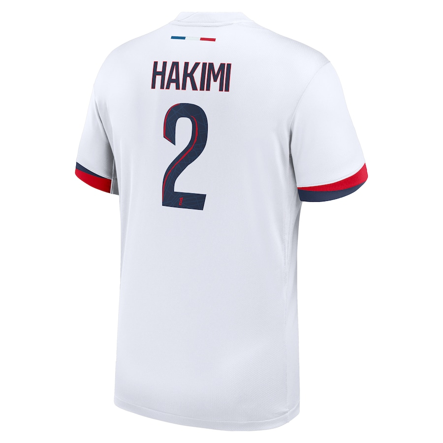 Nike Paris Saint-Germain Achraf Hakimi Away Jersey 24/25 (White/Midnight Navy)