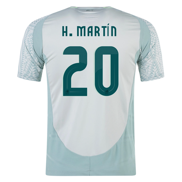 adidas Mexico Henry Martin Away Jersey 24/25 (Linen Green)