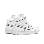 Air Jordan 1 Mid Iridescent Reflective White