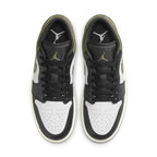 Air Jordan 1 Low Black & Medium Olive