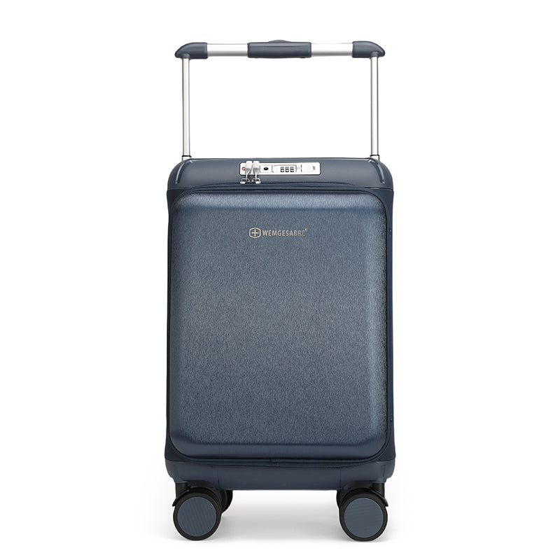 Intérieur de la valise cabine Wemgesabre avec rangement organisé et compartiments
