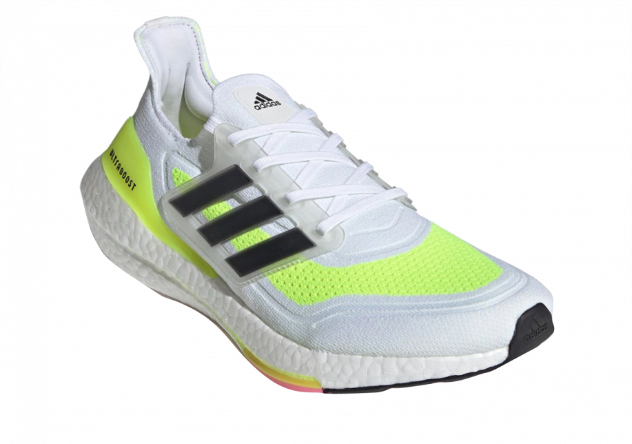 WMNS Ultra Boost 2021 Cloud White Core Black Solar Yellow