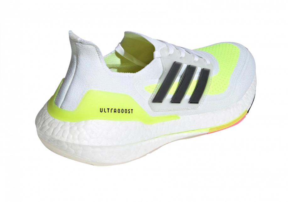 WMNS Ultra Boost 2021 Cloud White Core Black Solar Yellow
